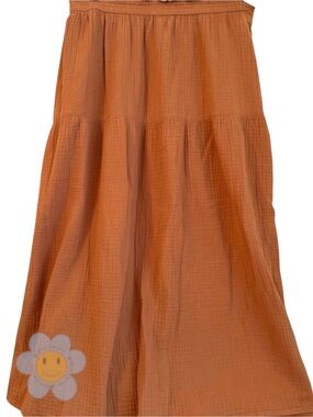 Universal Thread ~ Burnt Orange ~ Textured ~ Maxi Skirt ~ POCKETS! ~ Sz XXL